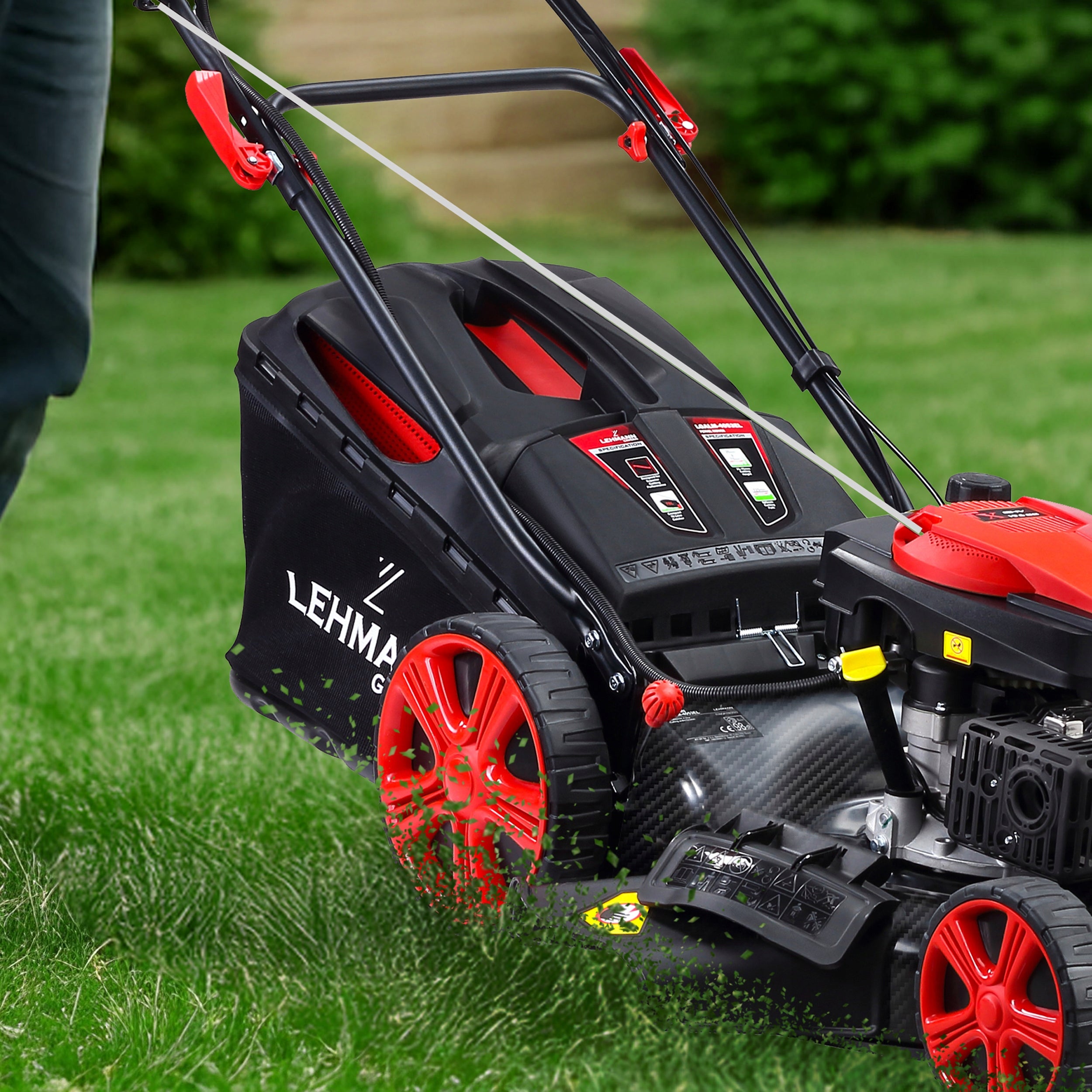 55 CM DIESEL MOWER WITH ELECTRIC DRIVE STARTER 196CC 10IN1 + OIL Brand Lehmann