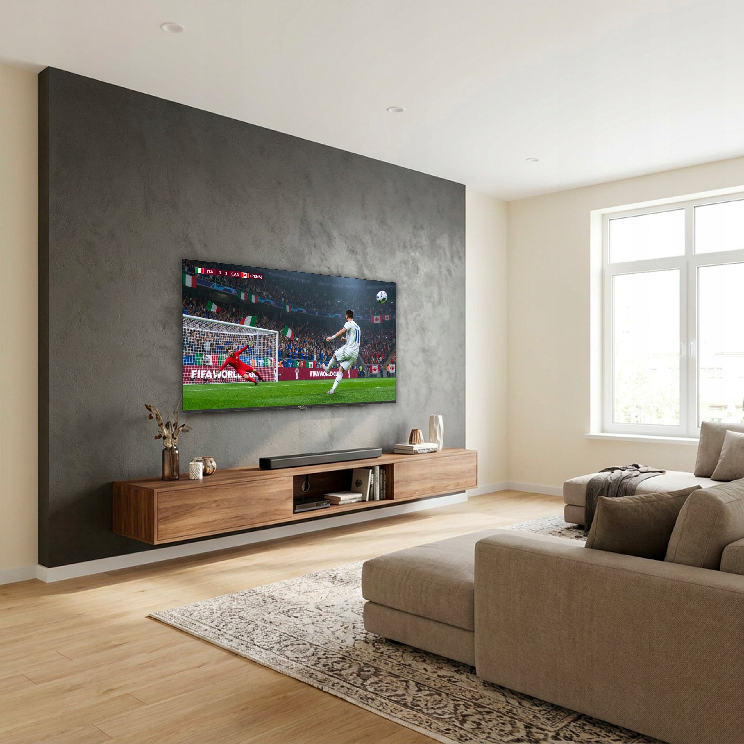 55 inch 4K UHD Smart TV Tizen OS by Samsung Netflix HDMI USB Manufacturer code Kiano LD55W02 smart tv