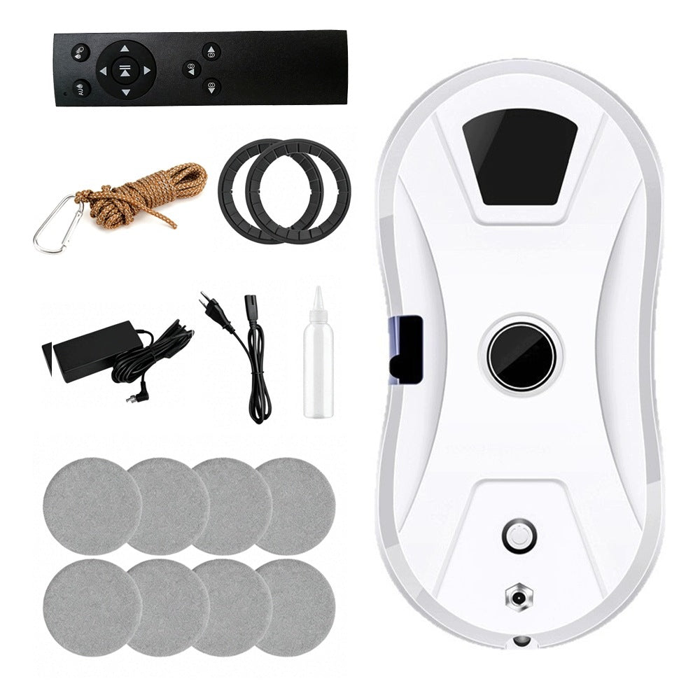 5600PA window cleaning robot equipped with a multi-stage safety system Dominant color white