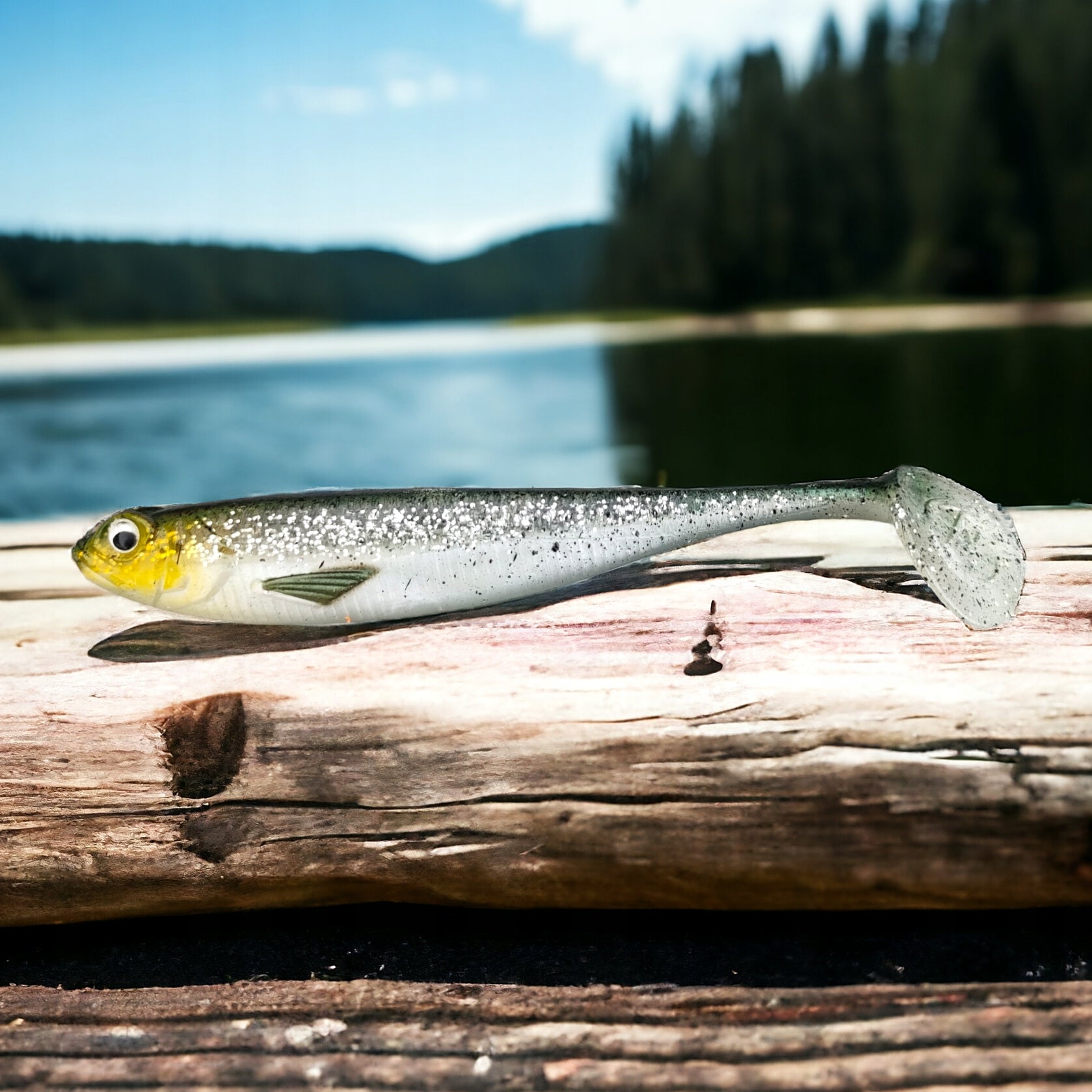 Lydekų masalų rinkinys DAM Shadster Slim 13,5 cm, 6 vnt.