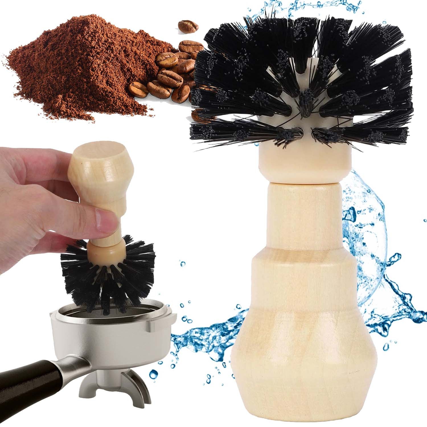 58MM HIGH QUALITY PORTAFILTER MAKER STOCK CLEANING BRUSH