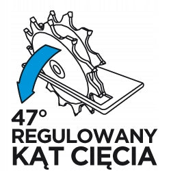 Giluminio pjovimo pjūklas su 140 cm kreipiančia lentele ir 4 diskais GRAPHITE