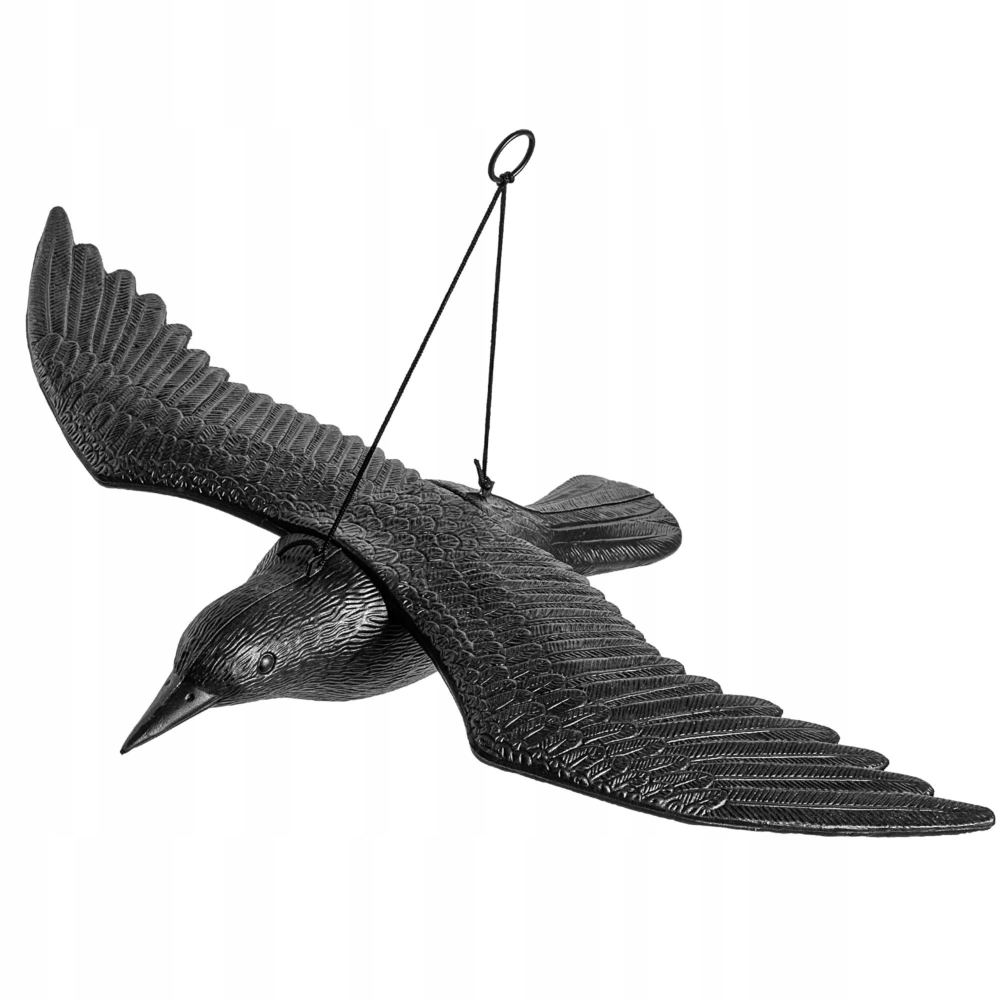 Dirbtinė varna, paukščių atbaidymo priemonė, 56 cm