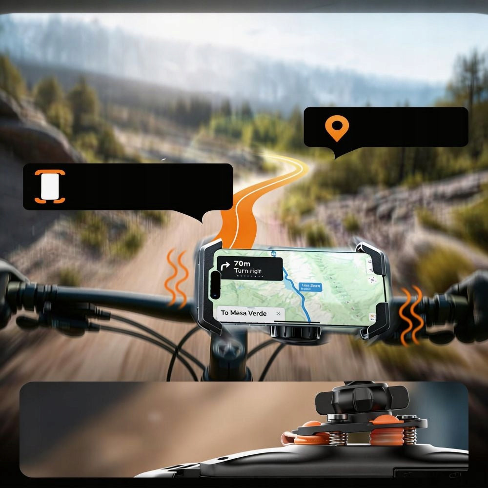 Dviračio ir motociklo laikiklis TECH-PROTECT V7, juodas