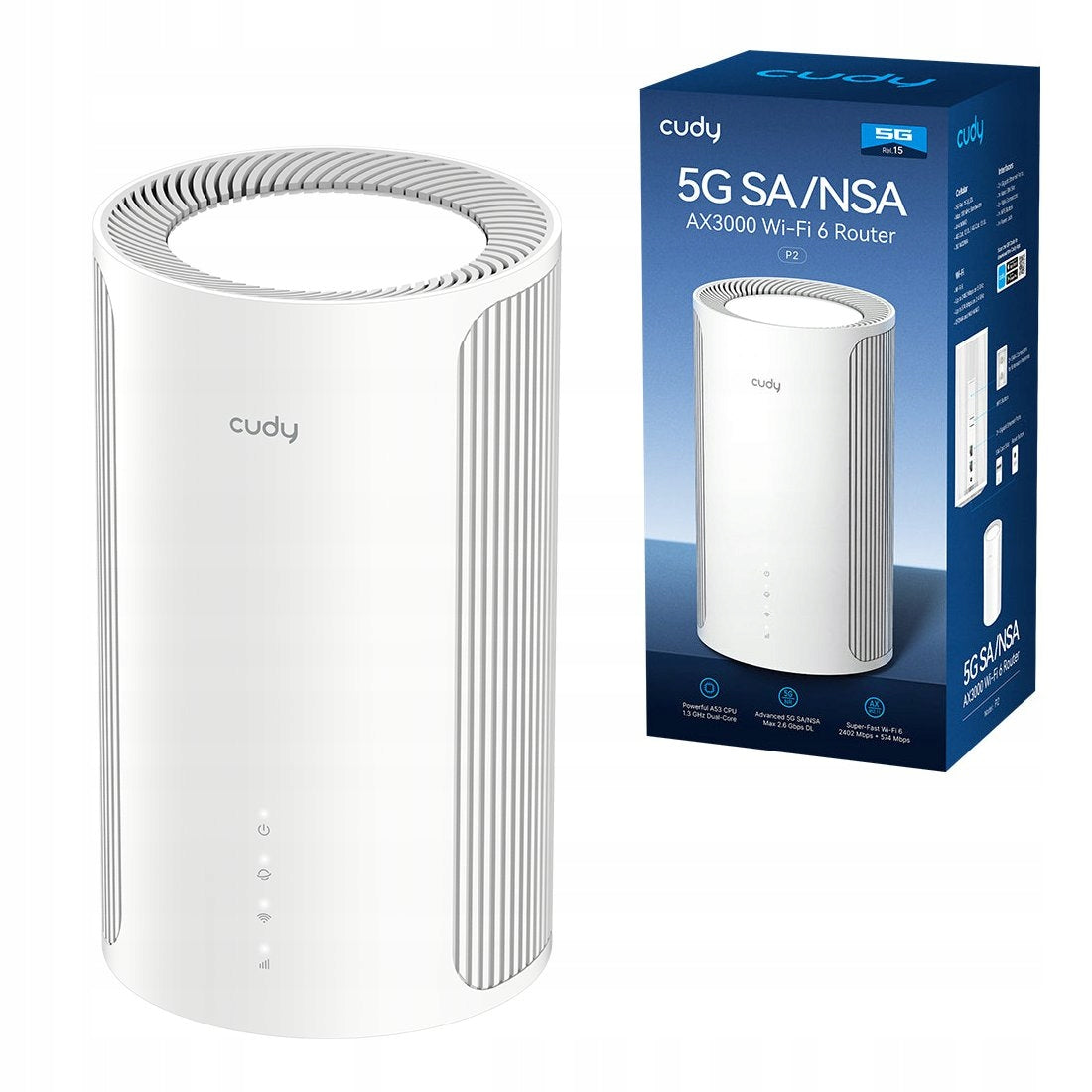 5G ROUTER CUDY P2 WIFI 6 MESH GIGABIT SIM CARD SLOT LTE 5G MODEM