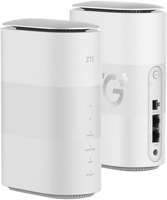 5G Router ZTE MC801A AX WiFi unlocked white 2 port