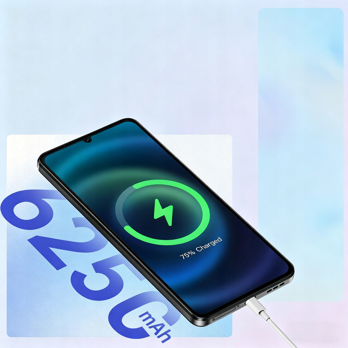5G Smartphone DOOGEE Note59 32GB+128GB 6.75"+120Hz 6250mAh NFC Android15 Manufacturer code NOTE59-BLUE