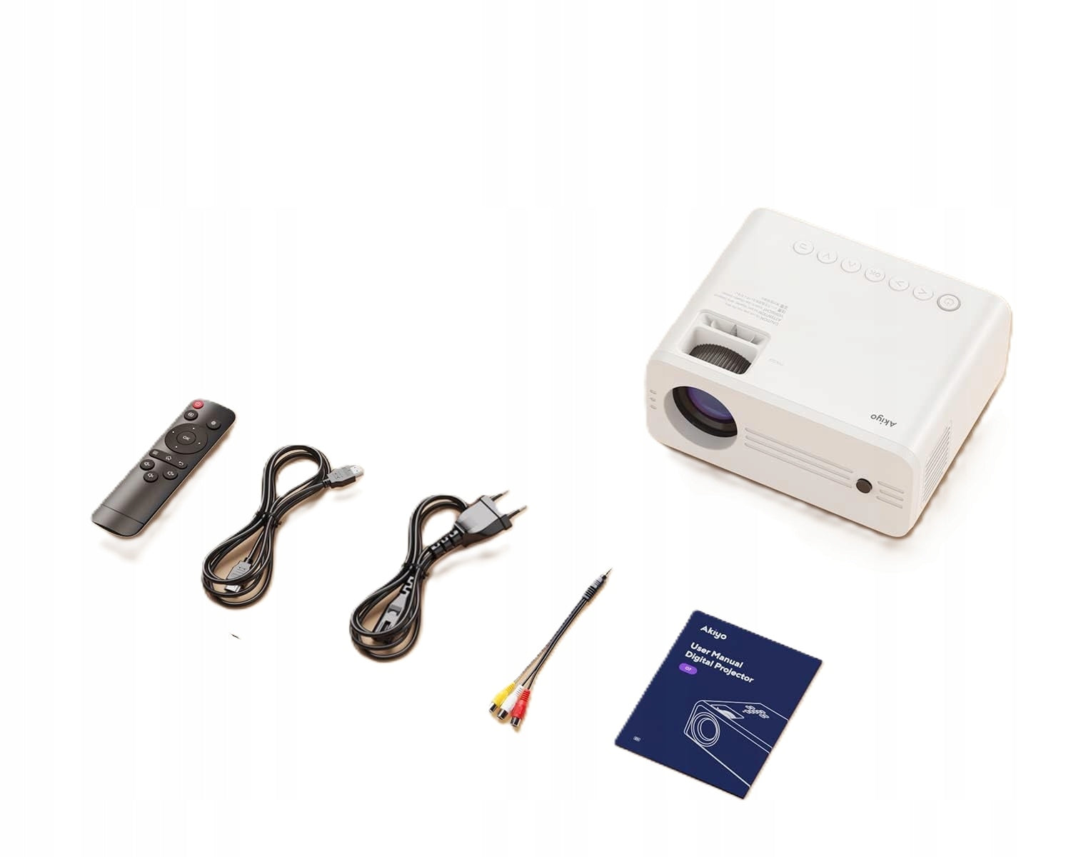 5G WiFi Bluetooth Projector with Tripod, 1080P 4K Portable Projector