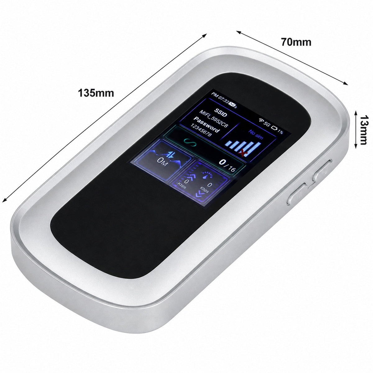 5G Wireless Mobile Router 2x SIM MiFi LAN Wifi 6 EDUP EP-9567 Manufacturer code Router bezprzewodowy SIM Wifi 6 EDUP EP-9567