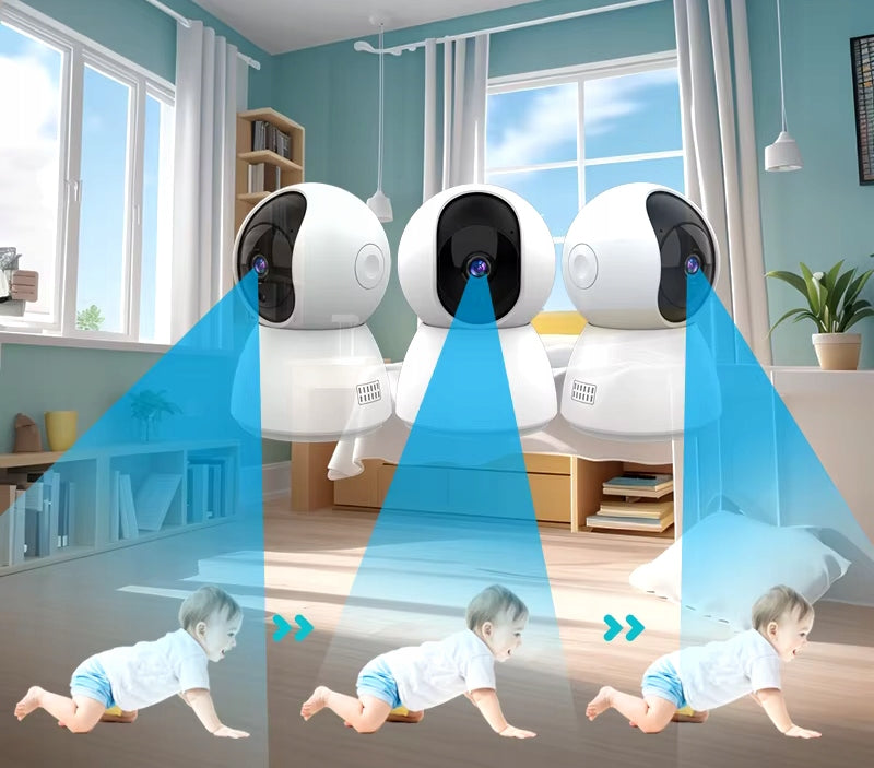 5GHz 2.4GHz ROTATING 355° FULLHD 1080 ONVIF TUYA WiFi CAMERA Batteries included no