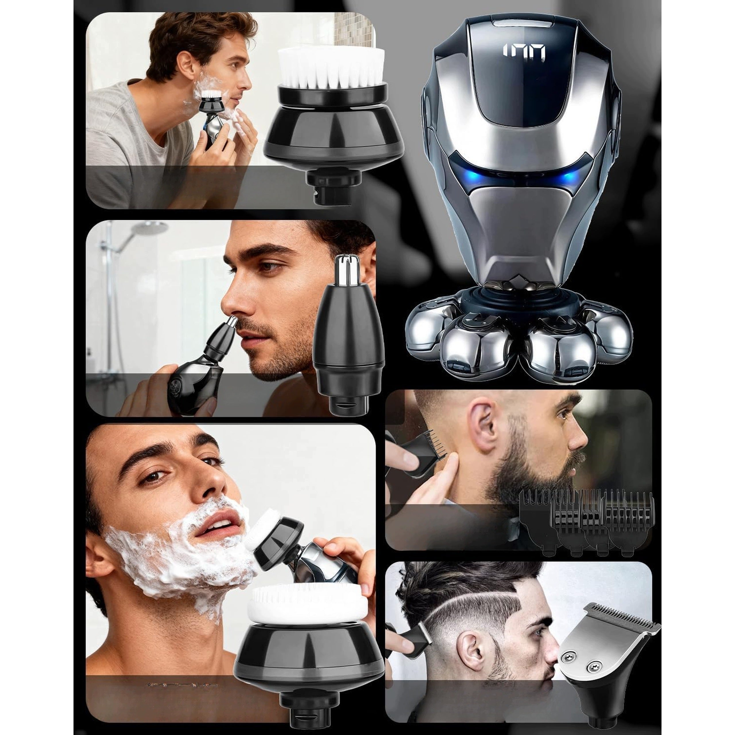5IN1 ELECTRIC SHAVER TRONGLE LED 360 USB-C Model FAH6FDNS