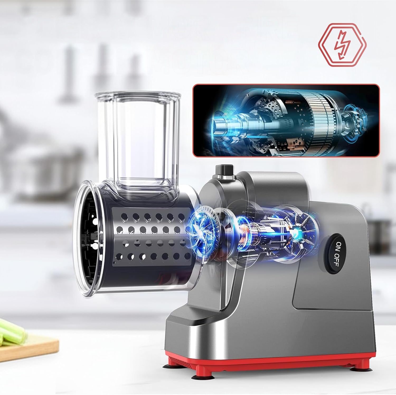5IN1 ELECTRIC VEGETABLE GRATER 5x BLADES 500W ZOSUDULL VSQ-S6 EAN (GTIN) 6978019572792