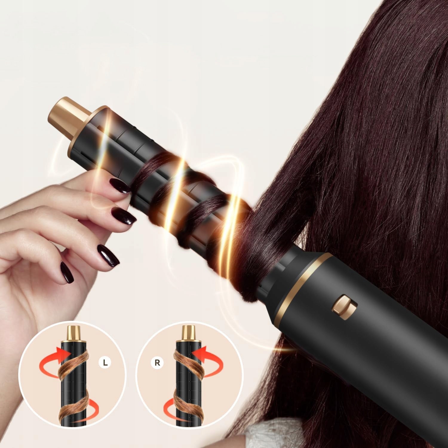 5IN1 HAIR DRYER WITH CURLER AND STRAIGHTENER NEGATIVE ION TECHNOLOGY Brand no brand