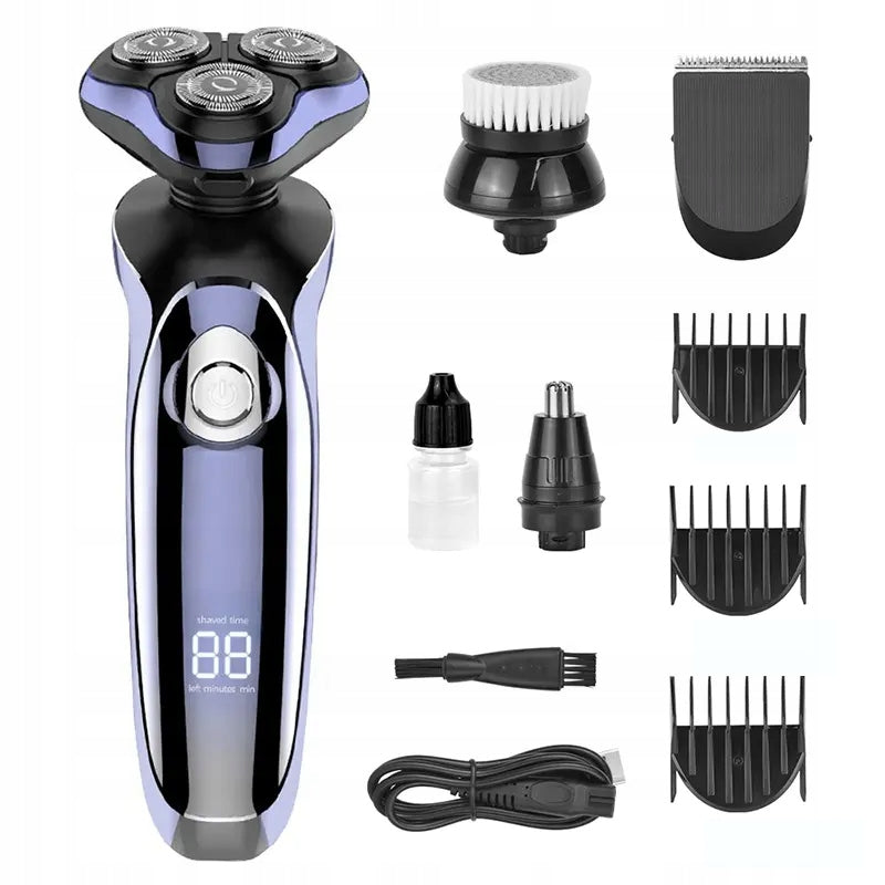 5IN1 MEN'S ELECTRIC RAZOR SHAVER Wireless operating time 0 min