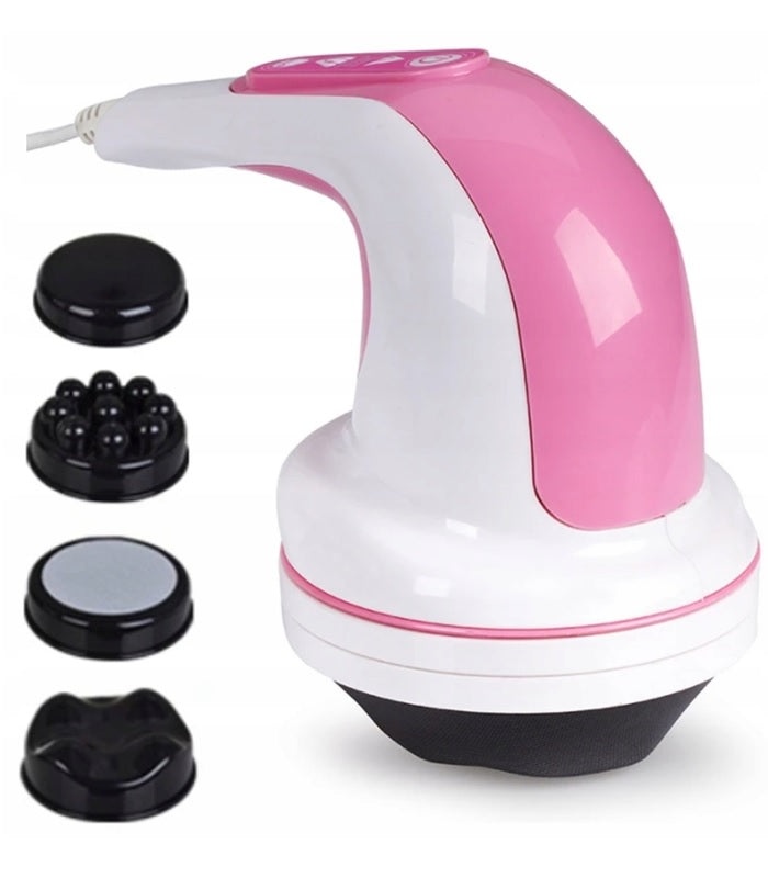 5IN1 SLIMMING BODY MASSAGER FIRMING ANTI-CELLULITE 4 OVERLAYS Packaging status original