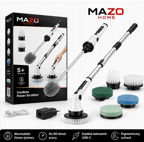 5IN1 WIRELESS ELECTRIC ROTARY GROUT CLEANING BRUSH Packaging status original