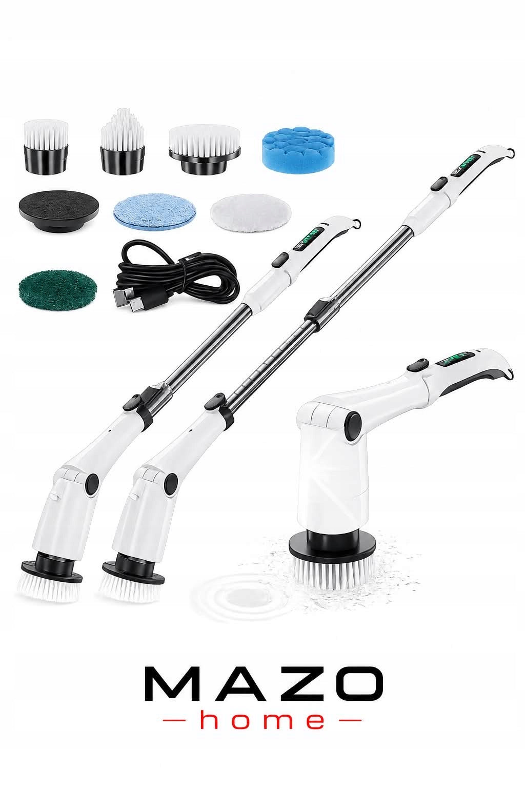 5IN1 WIRELESS ELECTRIC ROTARY GROUT CLEANING BRUSH
