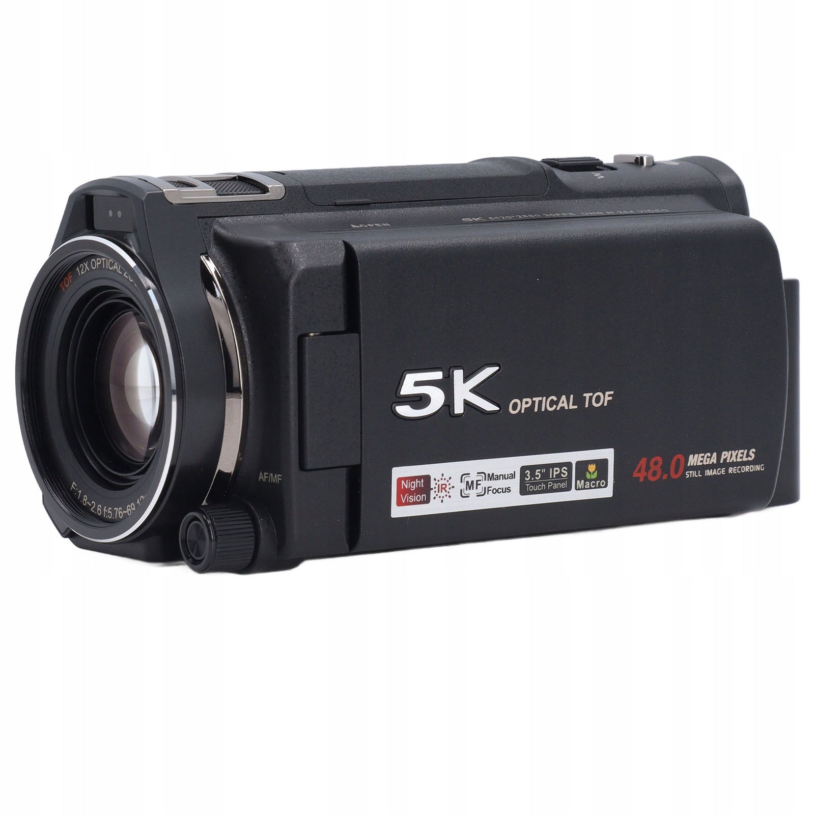 5K 30FPS Video Camera 12X Optical Zoom 3,5 Inch Rotating 7Y Camera Brand no brand