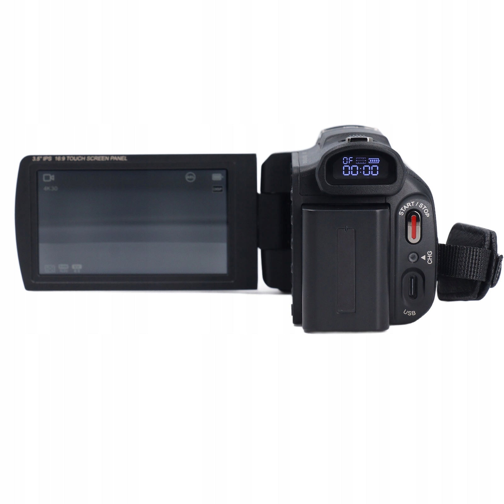 5K 30FPS Video Camera 12X Optical Zoom 3,5 Inch Rotating 7Y Camera