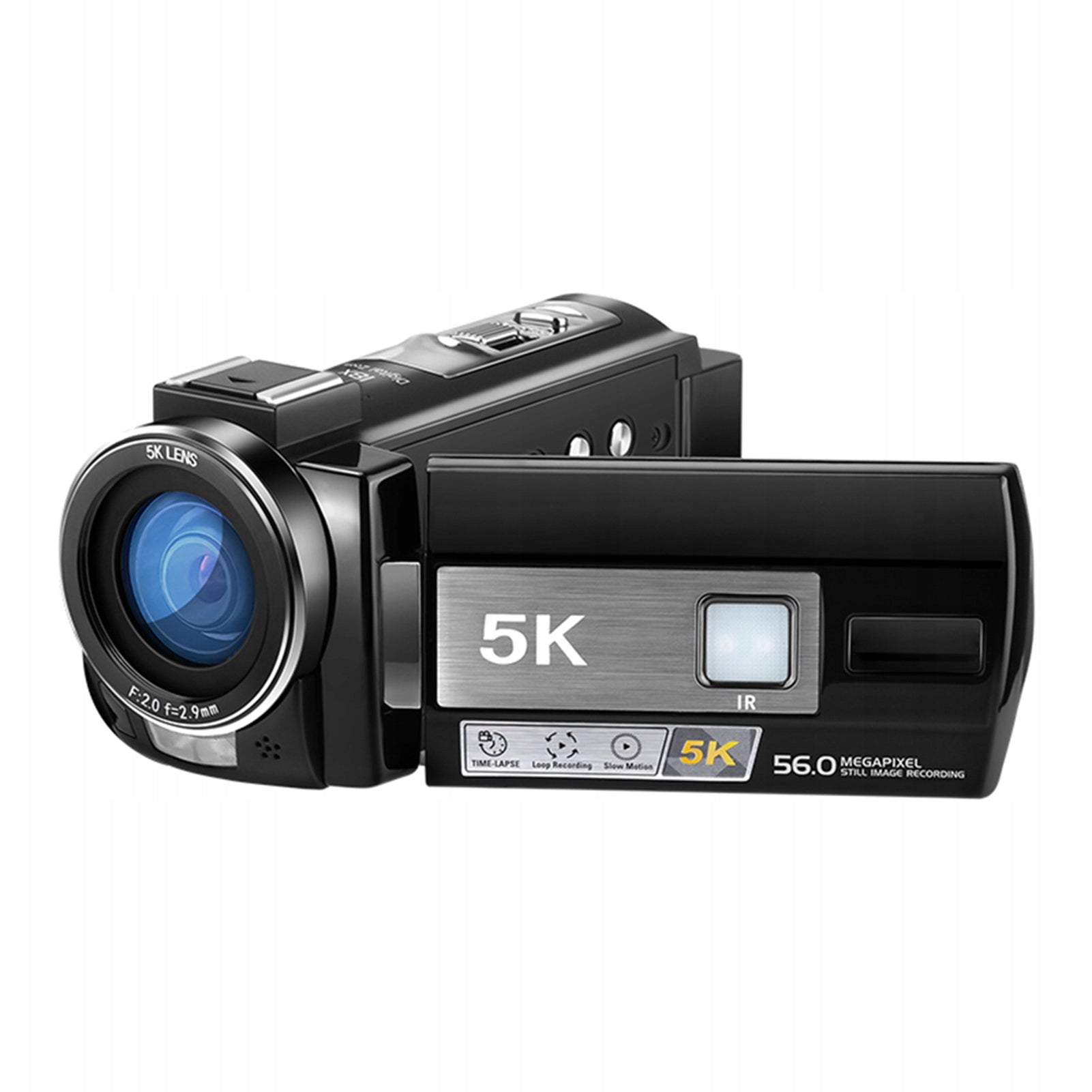 5K 56MP Digital Video Camera 3,0 Inch IPS Screen 18x Zoom 3W