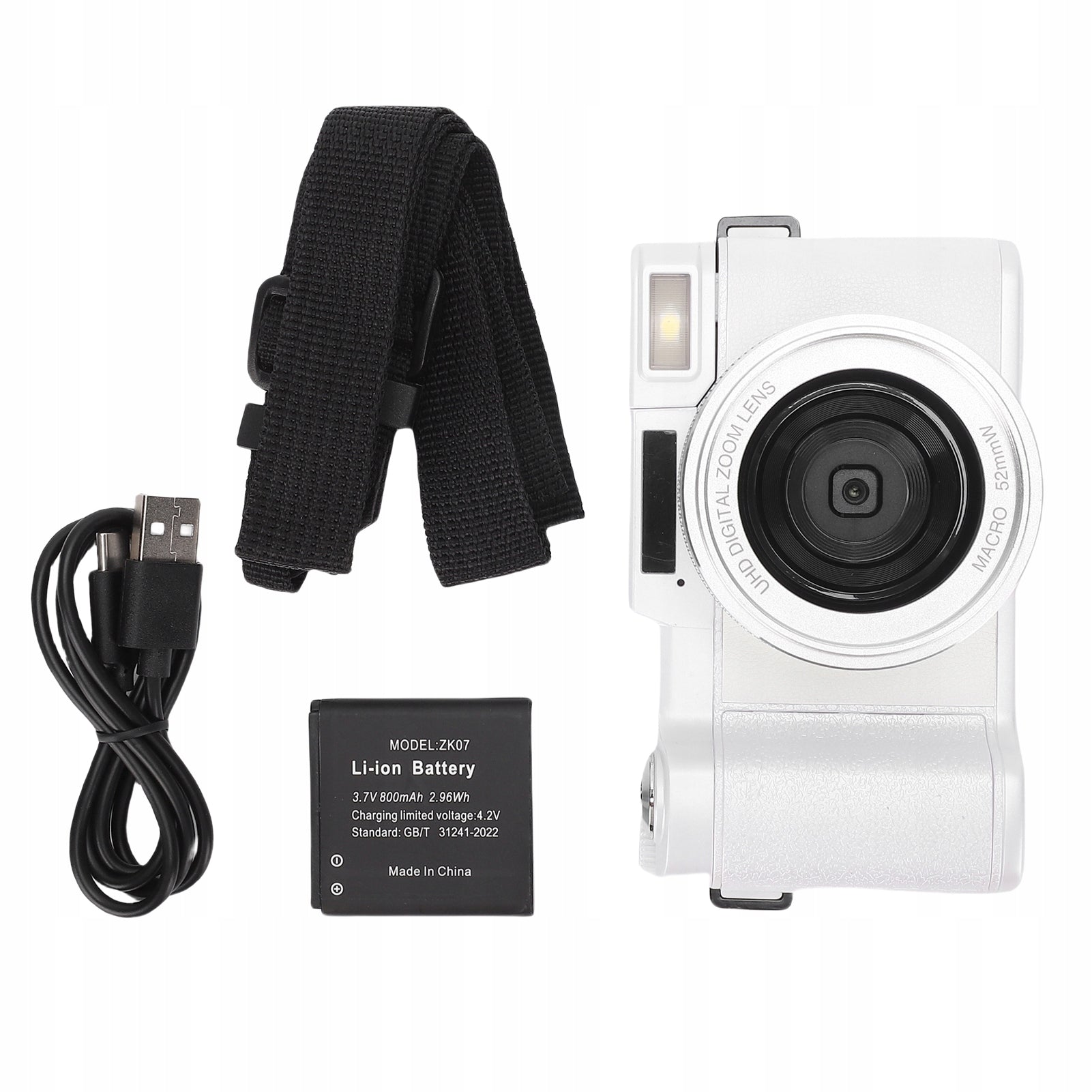 5K 64MP Digital Camera 18x Zoom 3 Inch Wi-Fi SD Flip Screen Brand no brand