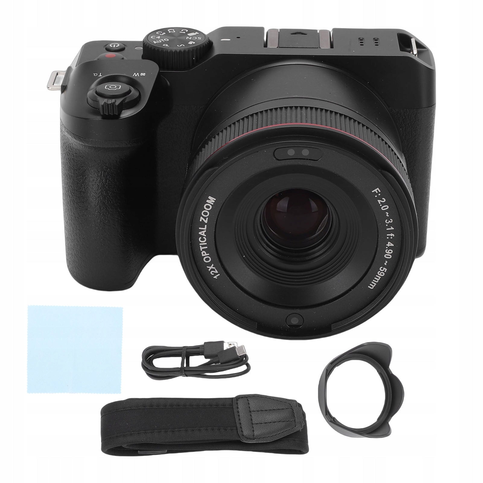 5K 72 MP 270° Digital Camera Inverted Screen 12x Optical Zoom LZ Model 1502YYPH