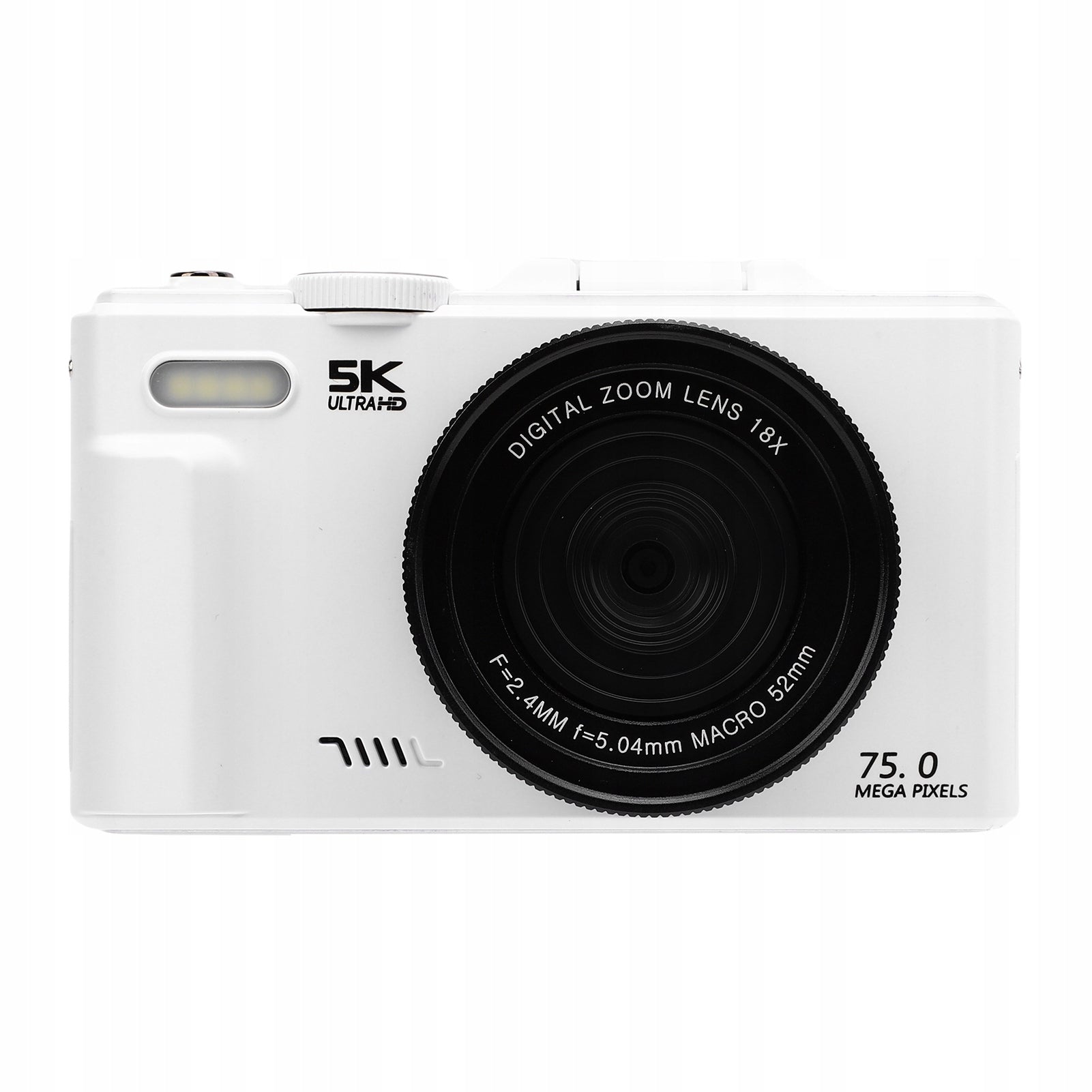 5K 75MP Digital Camera with Auto Focus Wi-Fi AD Camera