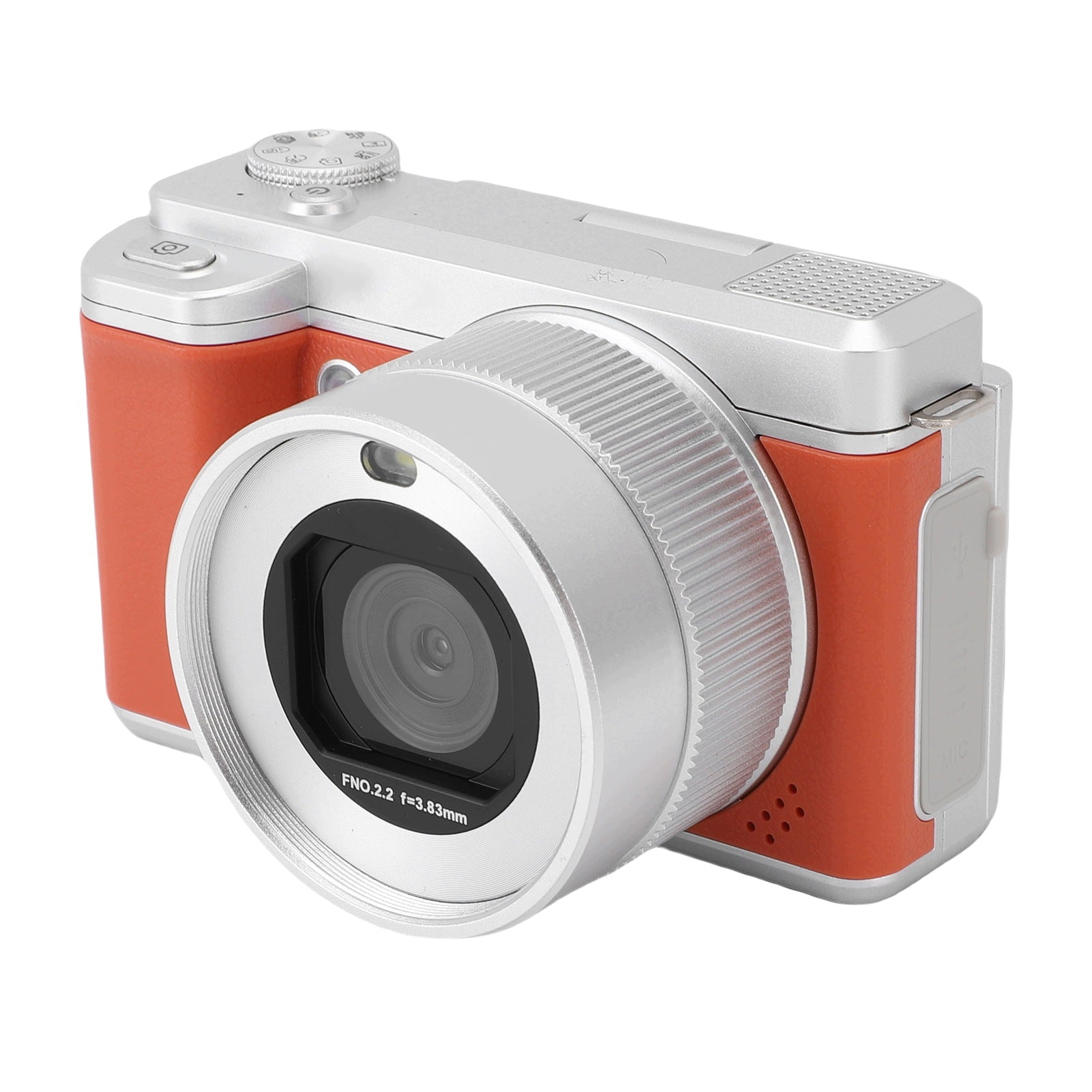 5K 80MP HD Digital Camera Dual Screen Flip 18X Digital Zoom R9