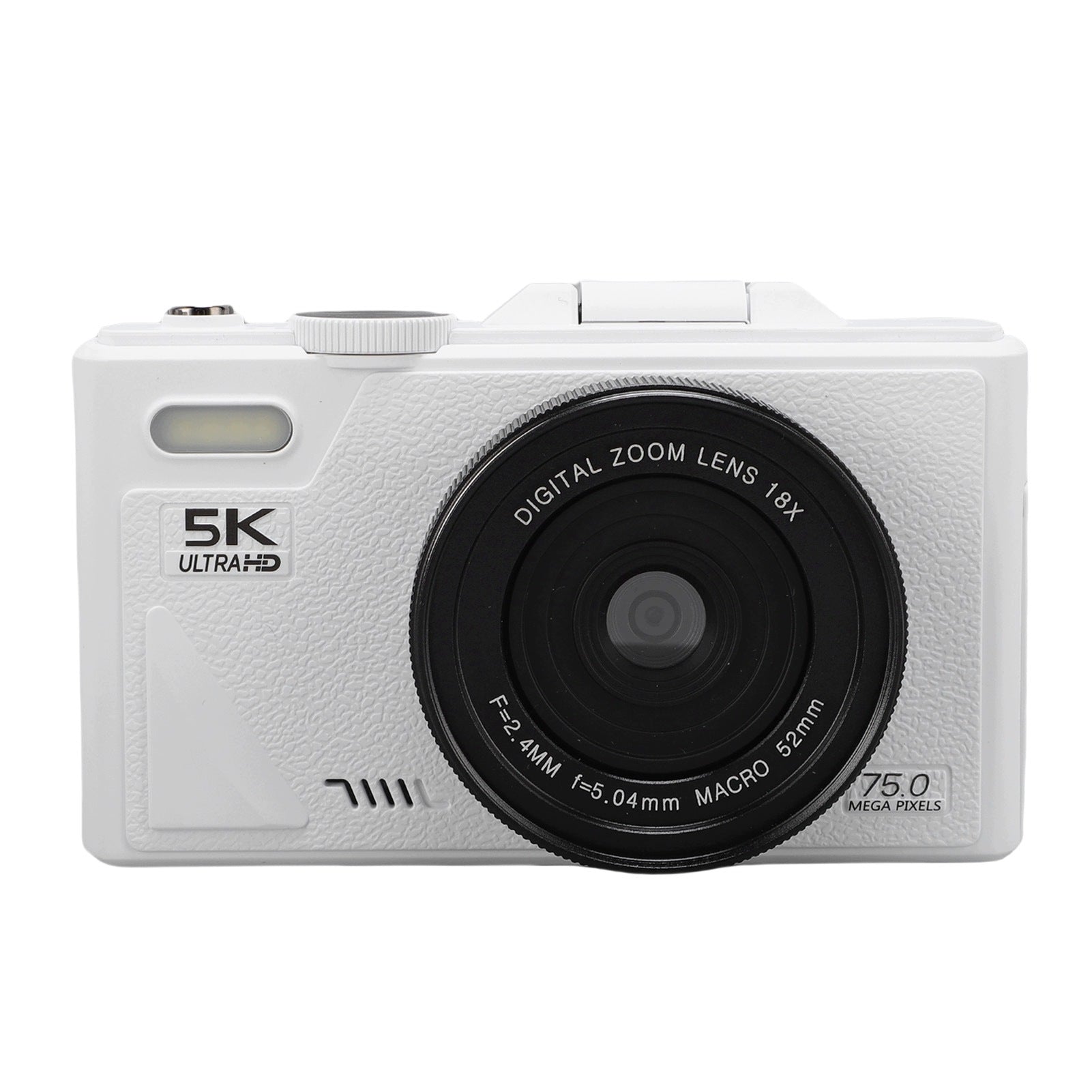 5K Digital Camera For Photography Anti Shake WiFi 75MP Camera Vlog DA