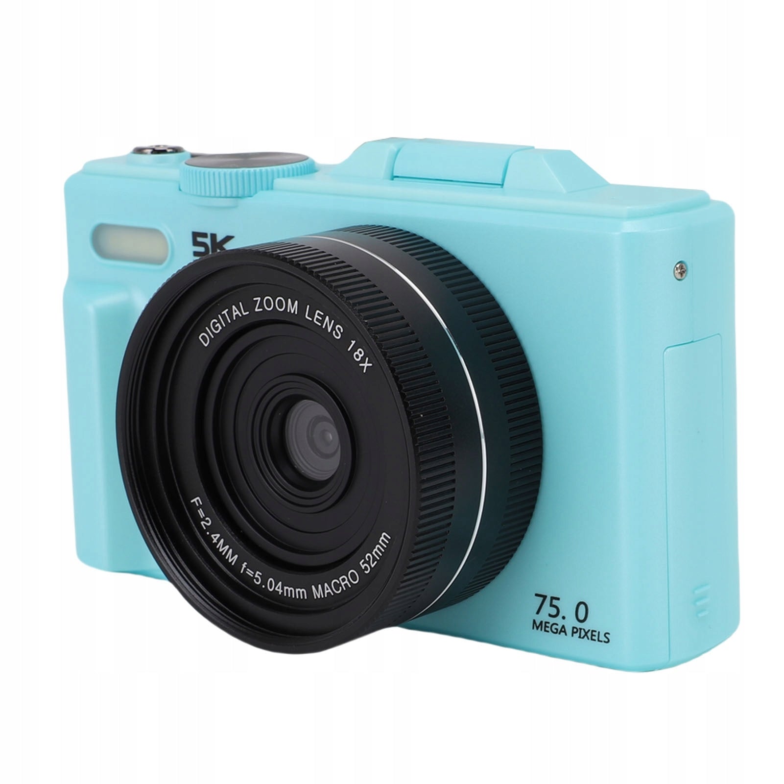 5K Digital Camera for Photography 75MP HD Autofocus 18x Digital Zoom KO