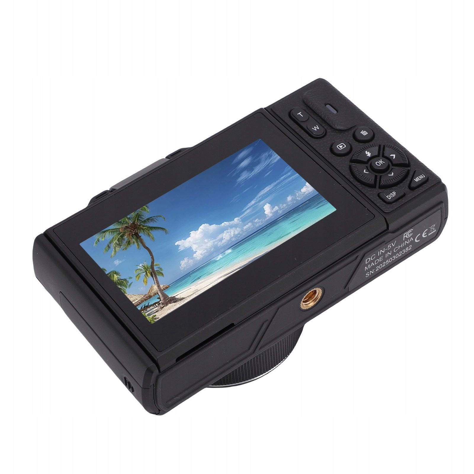 5K Digital Camera for Photography Anti Shake Wi -Fi 75MP Camera Vlog 2V Model 7759FUDP