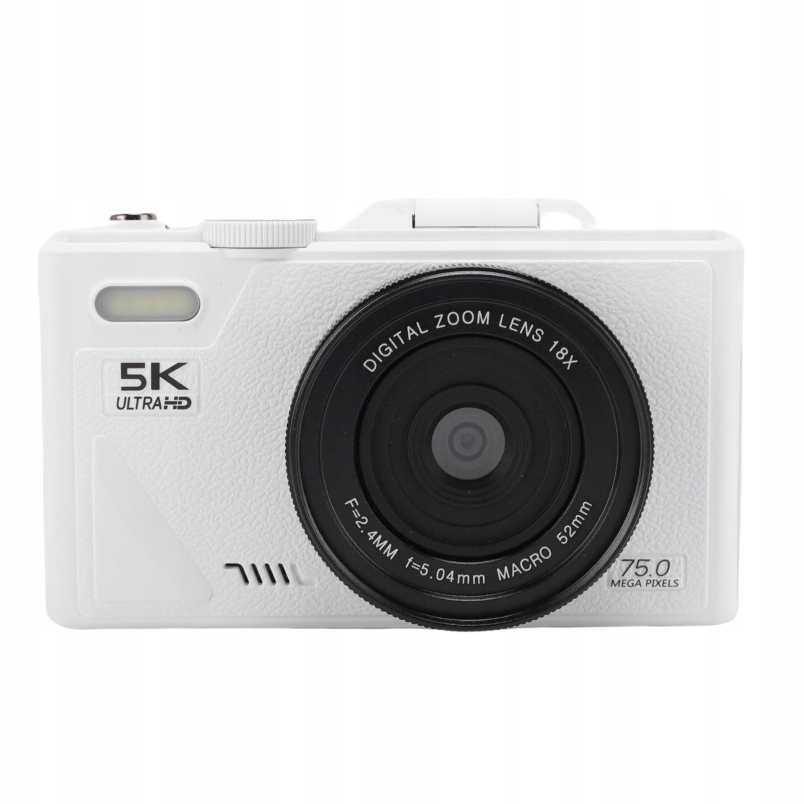 5K Digital Camera for Photography Anti Shake Wi -Fi 75MP Camera Vlog M5 Model 7019XIWF