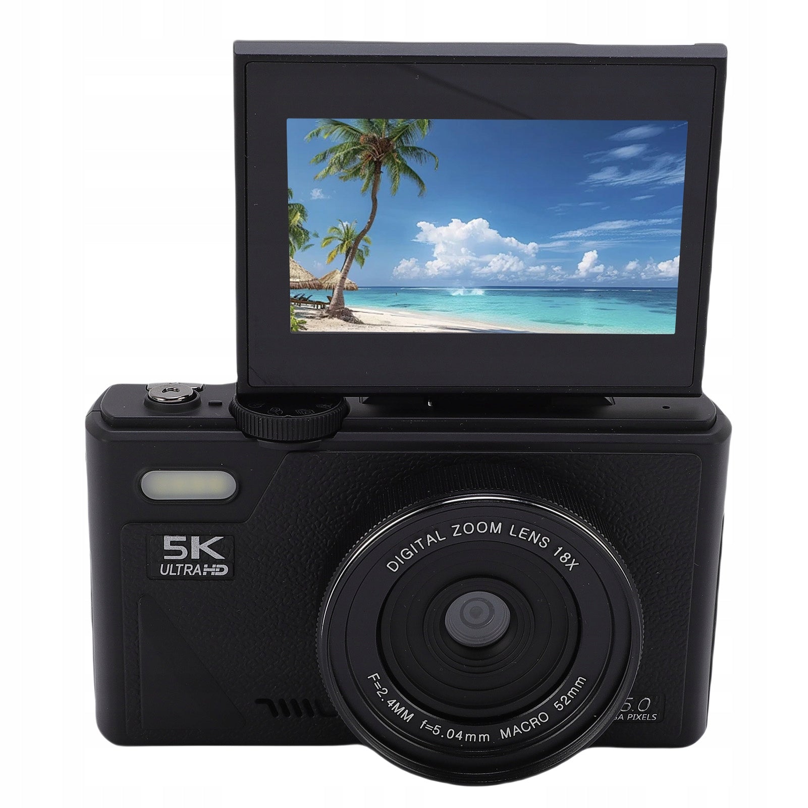 5K Digital Camera for Photography Anti Shake Wi -Fi 75MP VB Vlog Camera Brand no brand