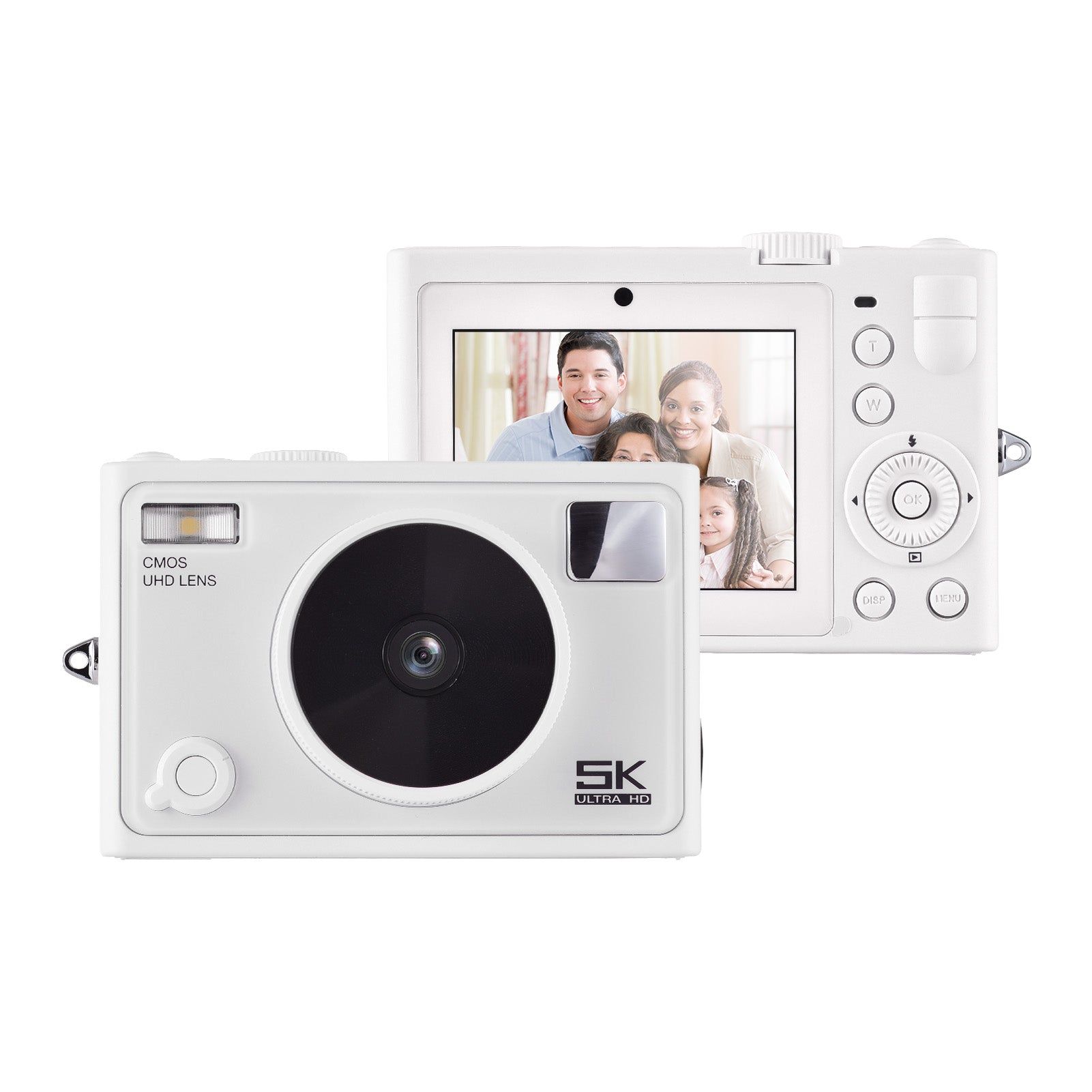 5K WiFi Digital Camera 72MP Digital Video Camera With Two obi Resolution 1 Mpx
