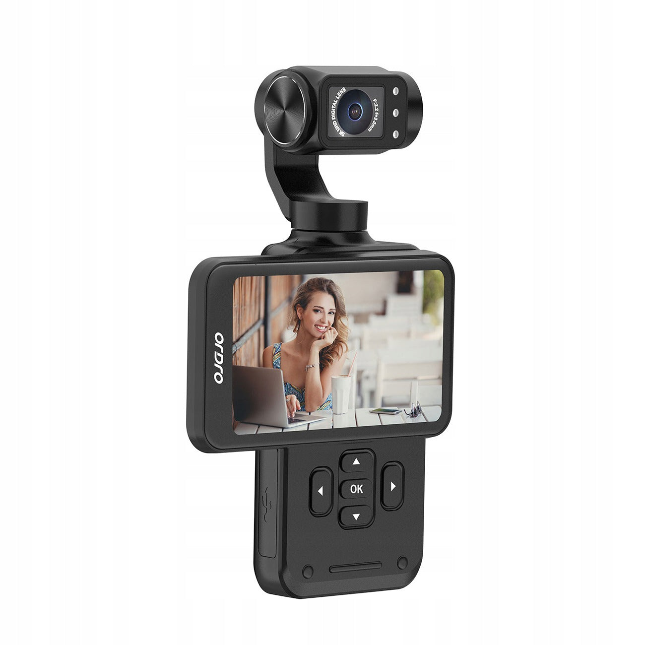 5K gimbal camera for YouTube Pocket M5 3,5 IPS vlogs touch screen