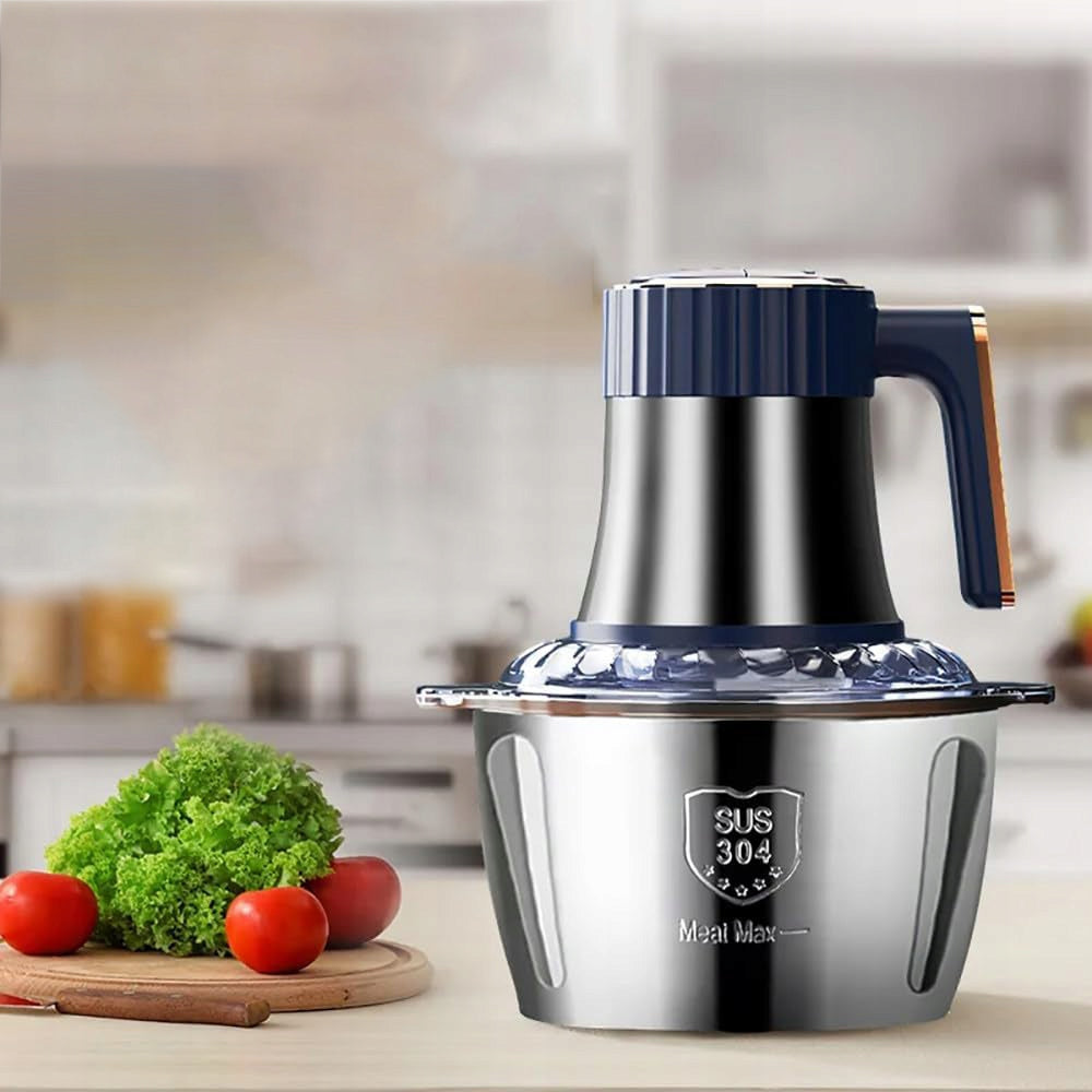 5L 500W MEAT GRINDER STRONG ELECTRIC FIVE GEARS Dominant color silver