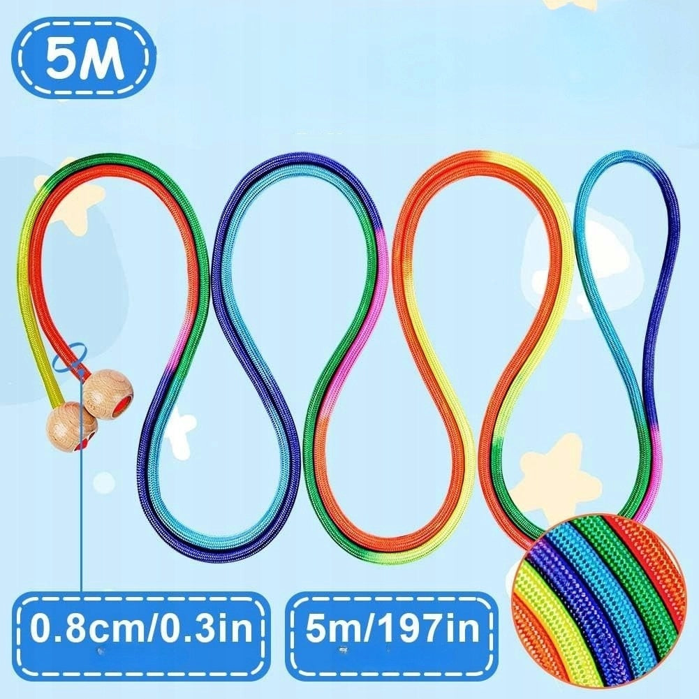5M TRAINING JUMP ROPE FOR MANY PEOPLE COLORFUL JUMP ROPE FOR CHILDREN Manufacturer code SKAKANKA TRENINGOWA 5M