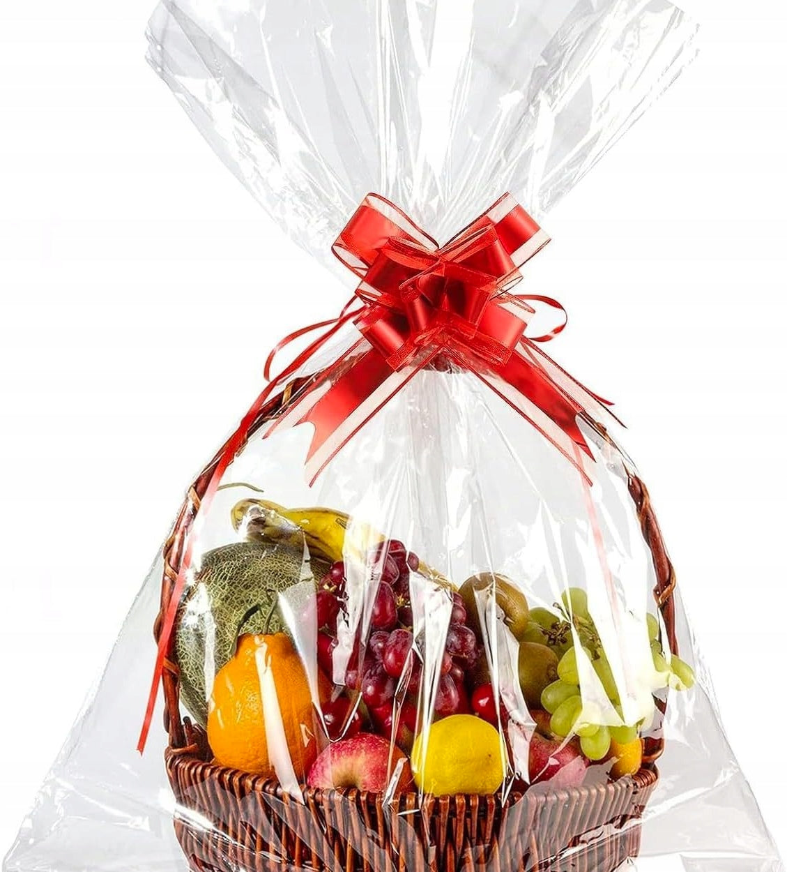 5PCS CLEAR GIFT WRAPPING FILM INCLUDED