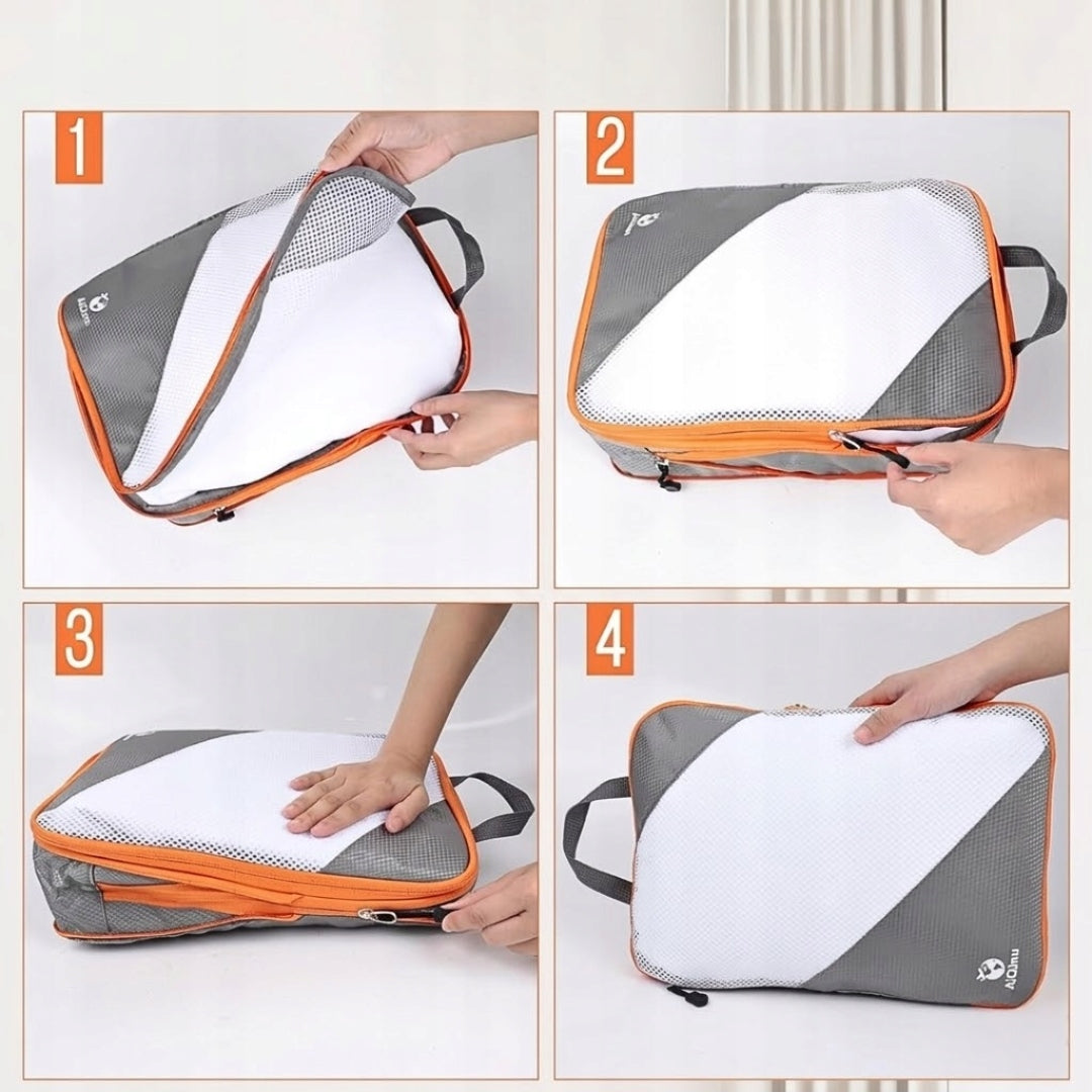 5PCS COMPRESSION ORGANIZERS FOR SUITCASE TRAVEL CUBES FOR PACKING BAGS Manufacturer code IIIIID1AX