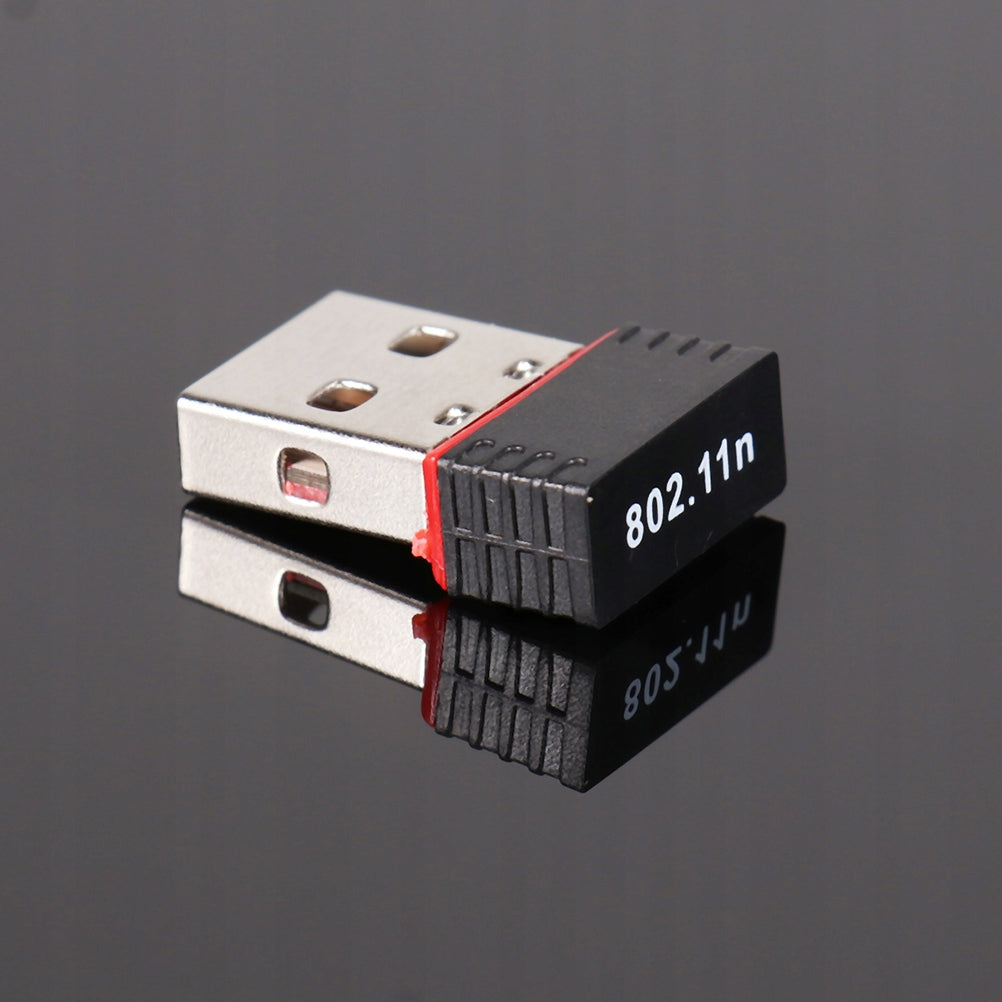 5PCS WIRELESS ADAPTER USB 2.0 FAST TRANSMISSION 24GHZ WIFI DONGLE Card type external