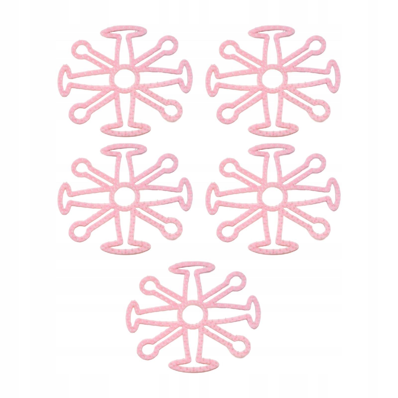 5Pcs Bike Helmet Pads Soft Inner Cushion Mats Helmet Replacement Pads Pink
