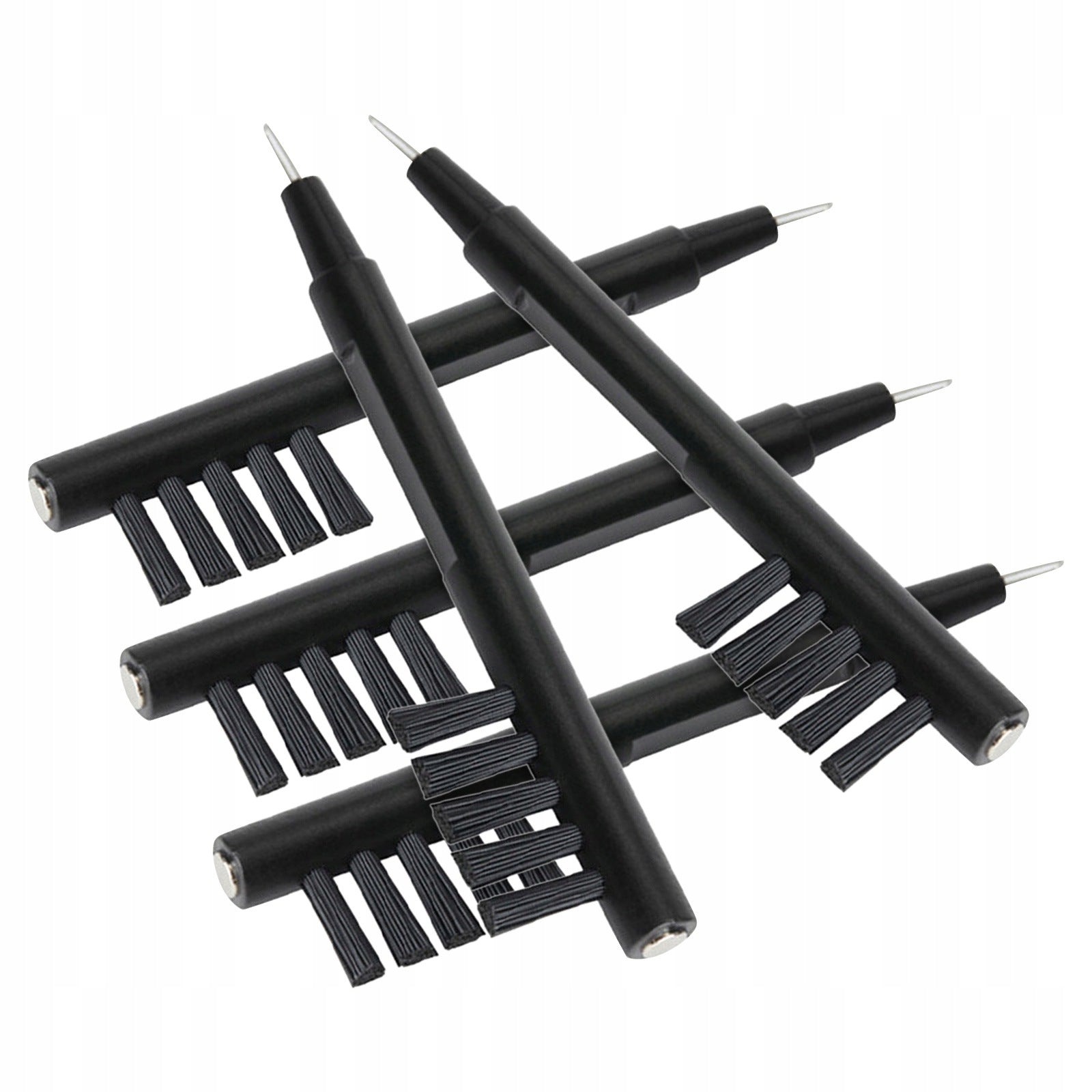 5Pcs Durable Hearing Aid Cleaner Brush Set with Wax Tool and Magnetic End Medical device yes