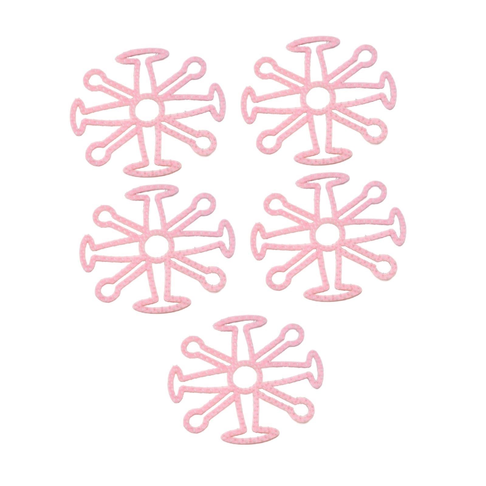 5Pcs Helmet Pads Universal Replacement Pads for Motorcycle Riding Pink