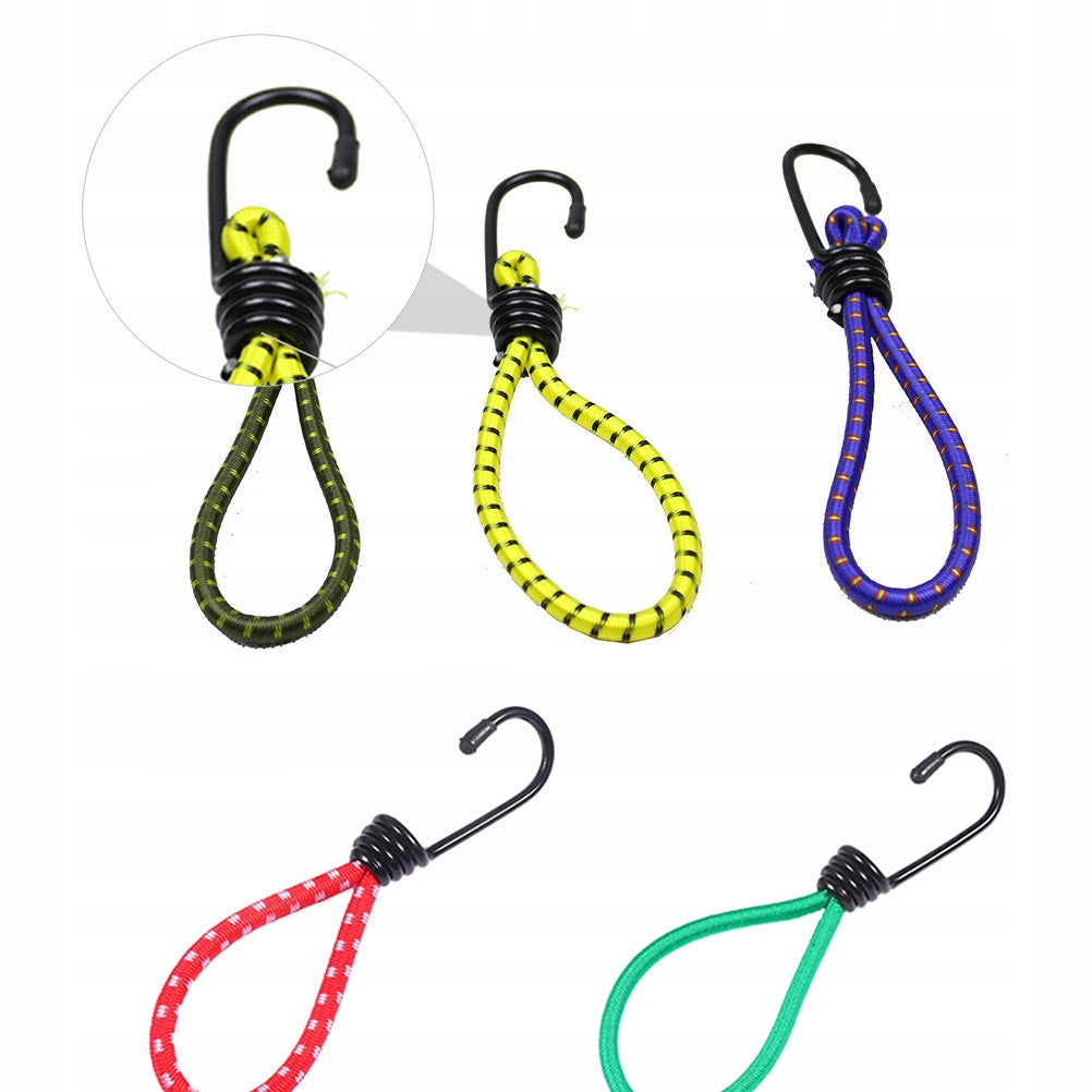 5Pcs Nylon Elastic Rope Hooks for Outdoor Camping Accessories