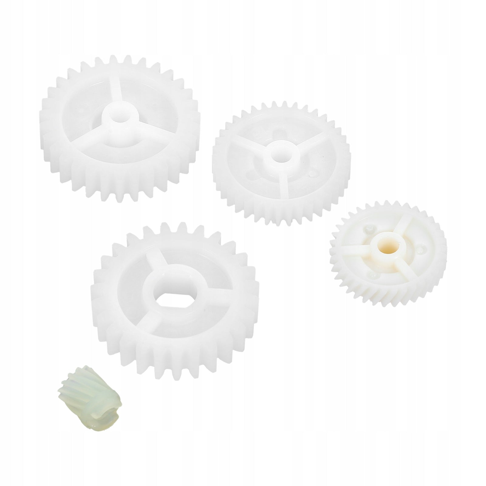 5Pcs White ABS Side Wheel Gear Replacement for Robot Vacuum Sweeper Dominant color white