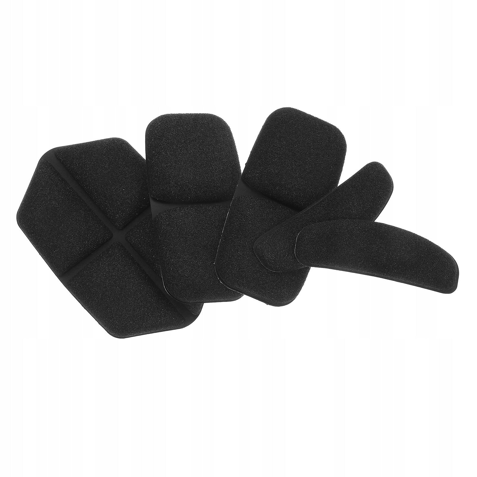 5SZT OCHRONNE WKŁADKI PIANKOWE DO KASKU ROWEROWEGO NA ROWER Color black