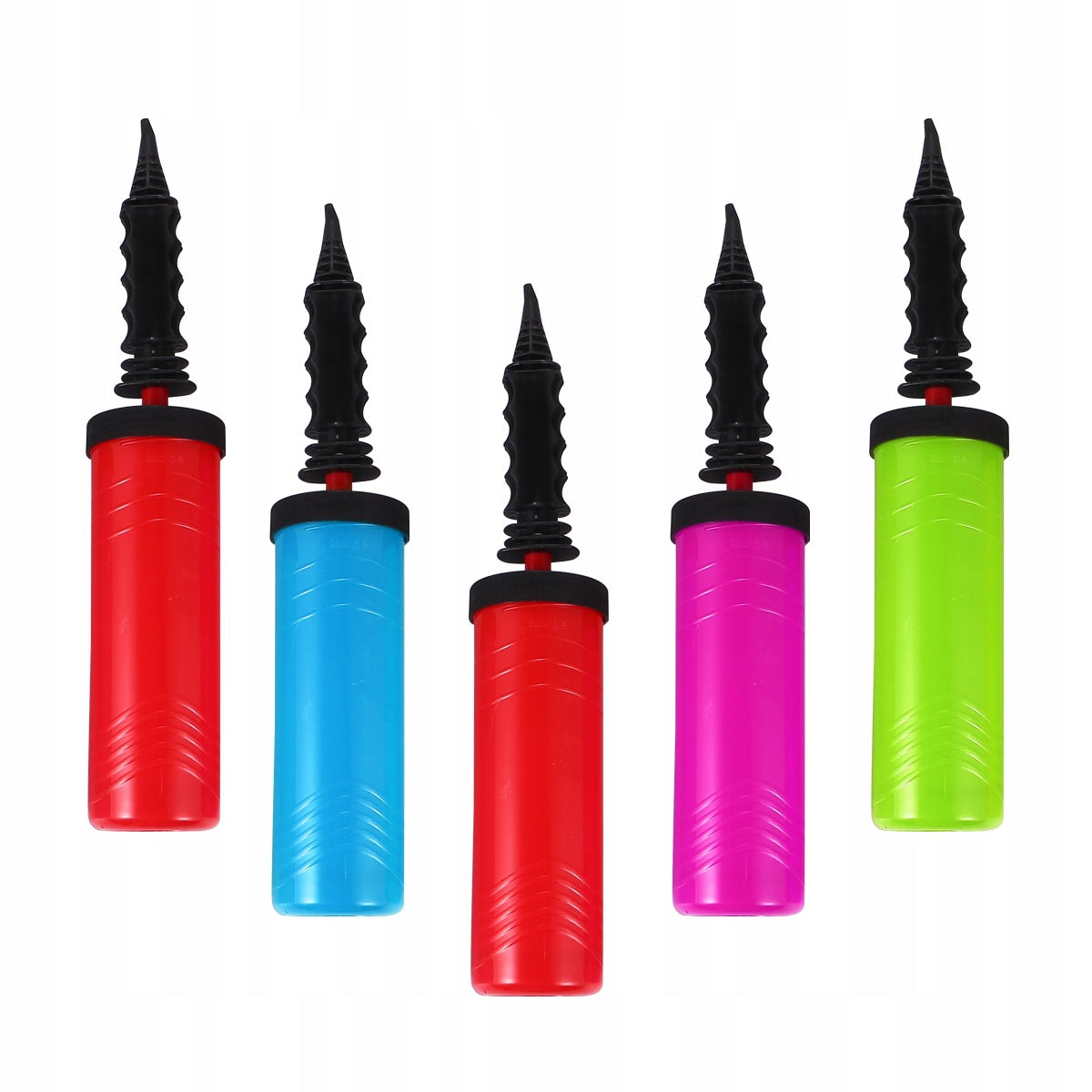 5Szt Plastikowa Pompka Do Balonów Przenośna Mieszane Kolory Cylinder capacity 1 m3