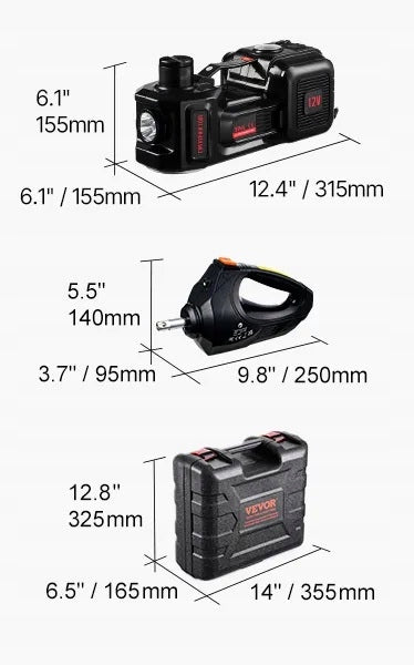 5T 4990kg 12V Electric Car Lift with Key and Pump Brand no brand