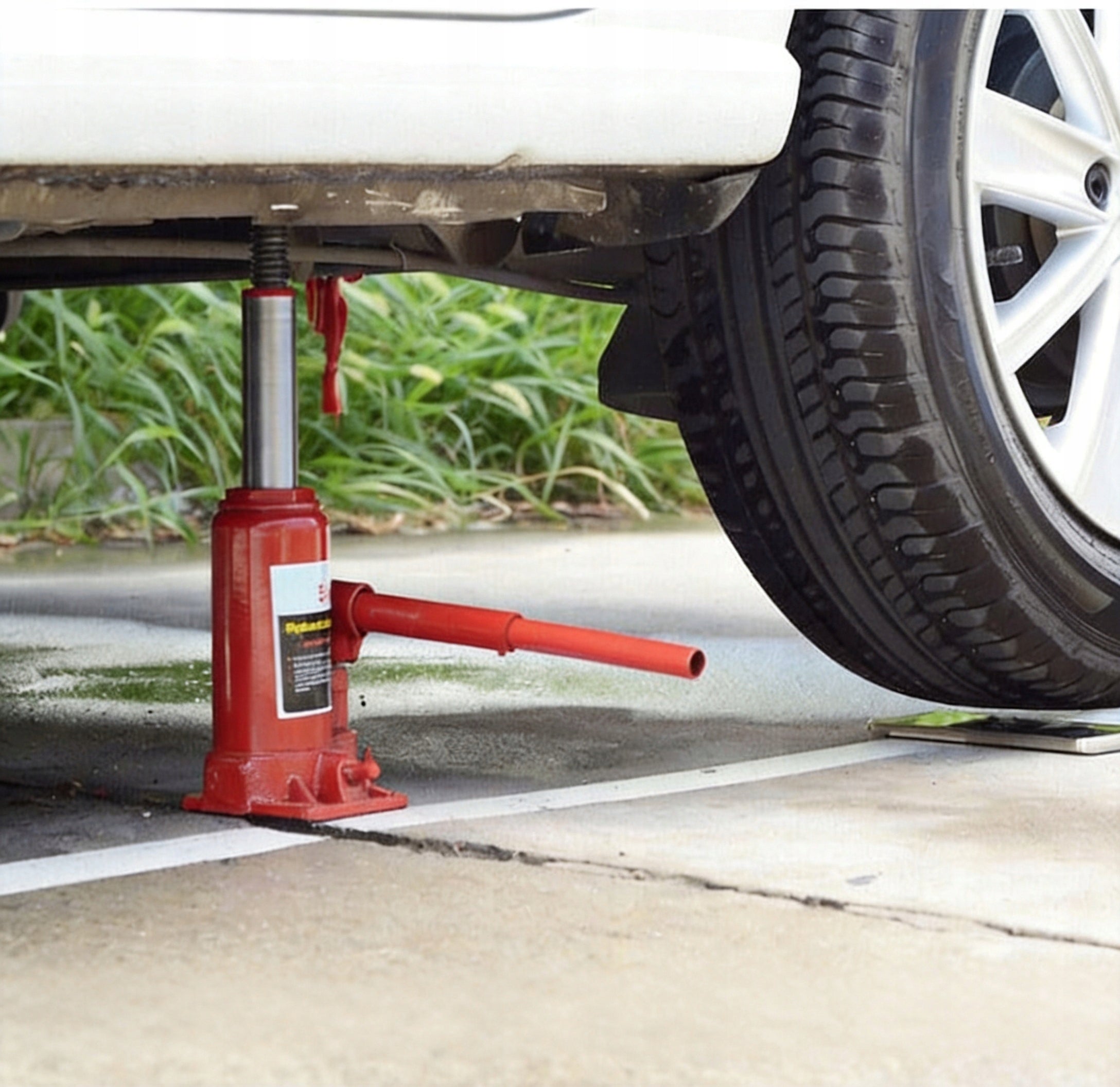 5T 5000KG 180-350MM HYDRAULIC BOTTLE BOLLARD CAR LIFT Product weight with unit packaging 2.41 kg