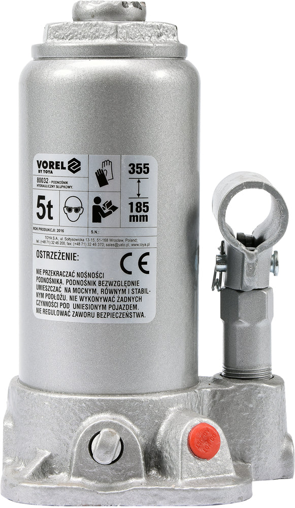 5T 80032 VOREL HYDRAULIC BOLLARD LIFT